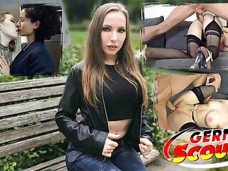 German Scout - Big Tits Teen Lina Talked Into Fuck At Model Job free video
