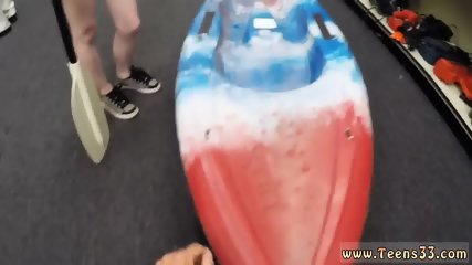 College Teen Dancing Up Shits Creek Without A Paddle free video