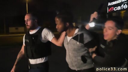 Hot Cops With Stiff Dicks Gay Purse Thief Becomes Booty Meat