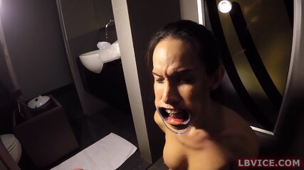 Ladyboy Jolie Gets Pissed On And Mouth Fucked